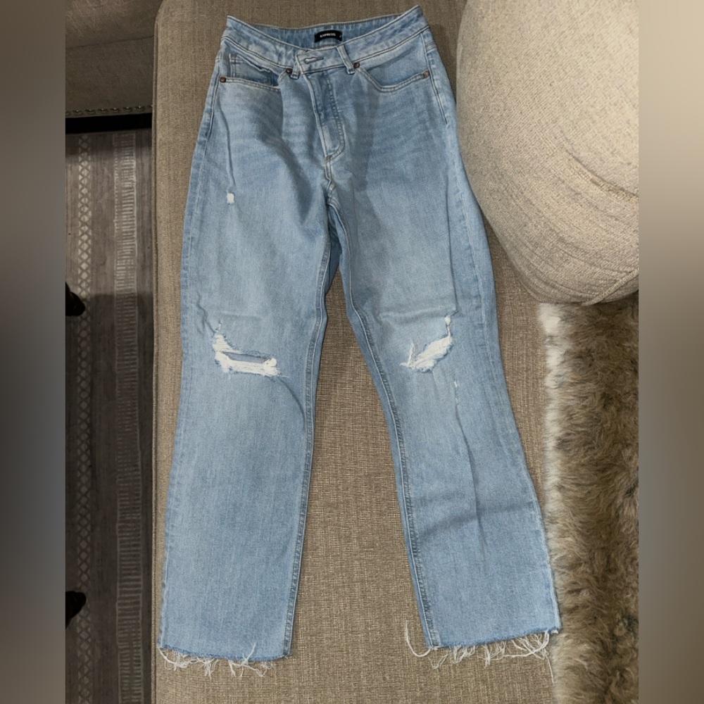 Express Jeans Size 4 Super High Rise